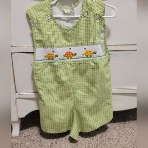 Boy turtle shortall